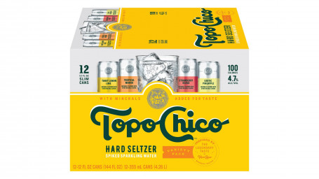 Topo Chico Hard Seltzer Hard Seltzer Lot De Boîtes De Conserve (12 Oz X 12 Ct)