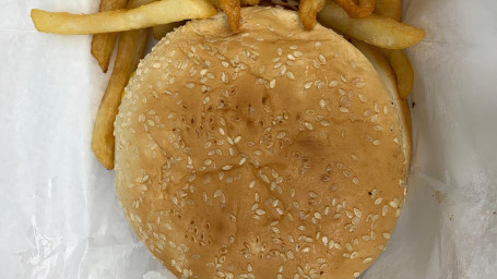 Kids 1/4 Lb. Cheeseburger With Fries