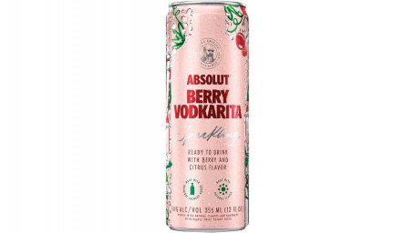 Absolut Berry Vodkarita Cocktail Cans (12 Oz X 4 Ct)