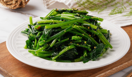 A11. Suàn Róng Chǎo Bō Cài Stir-Fried Spinach With Garlic