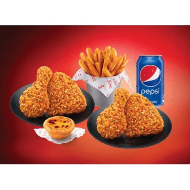 4Jiàn Jī Yī Rén Cān/4 Pcs Chicken Combo