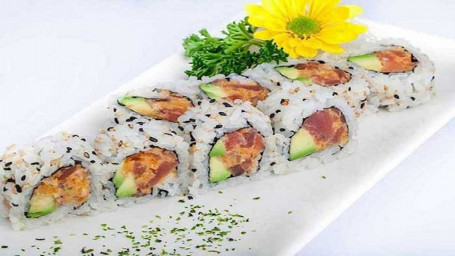 Two Spicy Salmon Tuna Avocado Roll (16Pcs)