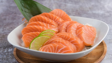 Salmon Sashimi Don (12)