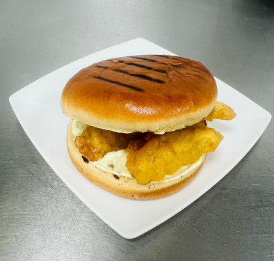 Fish Burger With Tartare Sauce