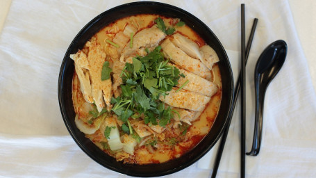 13. Boneless Hainanese Chicken With Laksa Combo