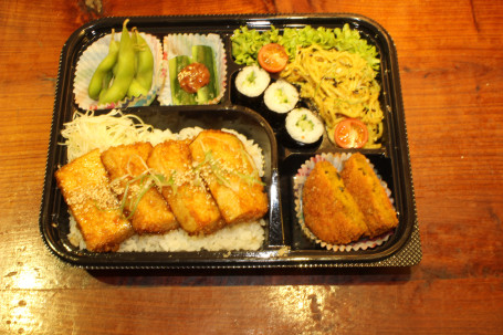 Teriyaki Tofu Bento-Miso Soup Not Included