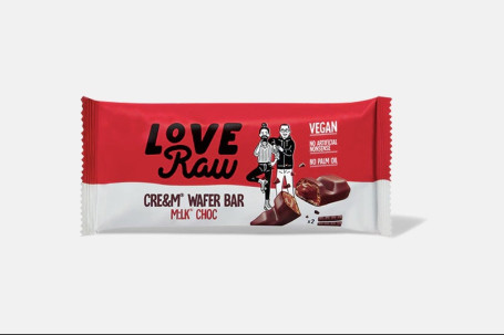 New Love Raw Cream Filled Wafer Bar.