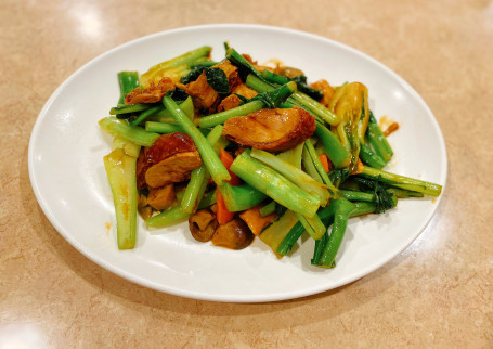 Shredded Roast Duck With Seasonal Vegetables