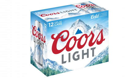 Coors Light American Light Lager Canettes (12 Oz X 12 Ct)
