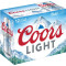 Coors Light American Light Lager Canettes (12 Oz X 12 Ct)