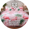 9. Flamingo Duvet Set