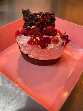 Hibiscus, Raspberry Dark Chocolate Torta Exclusive To Mission Burrito!