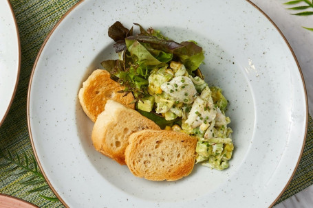 Crab Meat Avocado Salad Xiè Ròu Niú Yóu Guǒ Shā Lǜ