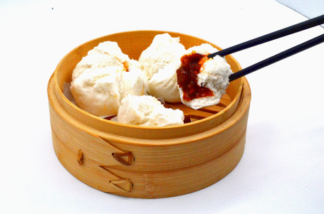 Qiǎo Zhì Chā Shāo Bāo Bbq Pork Buns (Cha Siu Bao) (3Pcs)