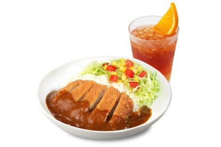 Tonkatsu W/ Demi-Glace Sauce Rice Bowl Set