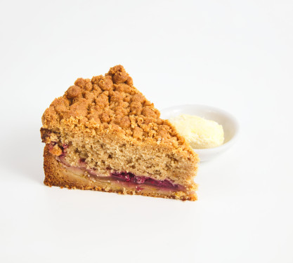 Apple Blackberry Crumble Cake