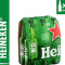 Cerveja Heineken Long Neck 355 Ml Pct C/ 6 Unids