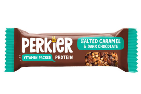Perkier Salted Caramel Dark Choc Peanut Bar