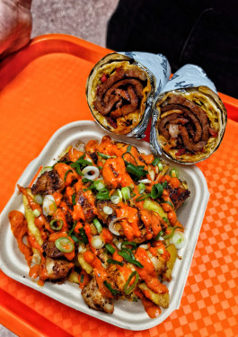 Kebab Wrap Loaded Fries Combo