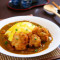 Zhà Jī Kuài Yǎn Liè Kā Lī Fàn Tào Cān Fried Chicken Omelet Curry Set