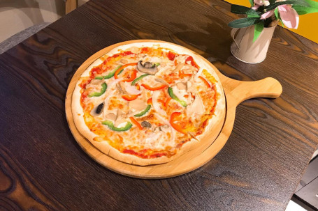 Chuán Tǒng Sù Cài Fēng Wèi Báo Bǐng Classic Vegetarian Pizza