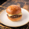 Cheese Burger Beef Patty, Cheese, Sesame Bun