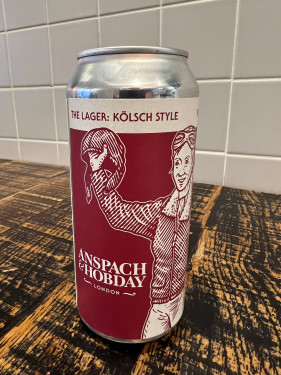 The Lager: Kölsch Style, 440Ml Anspach Hobday, London