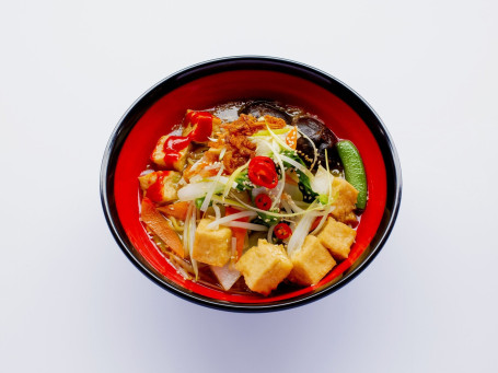 Tofu And Vegetable Noodles (V) Dòu Fǔ Tāng Miàn