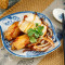 lǔ wèi pīn pán dòu fǔ、 jī dàn、 zhū ěr duǒ、 jī yì2zhī） Braised Platter Tofu, egg, pig's ear, 2 chicken wings)