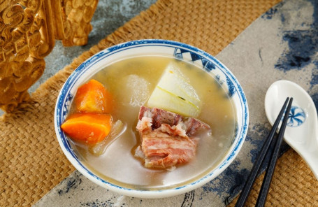 Yuán Bèi Dōng Guā Zhū Gǔ Tāng Yuan Scallop Winter Melon Pork Bone Soup