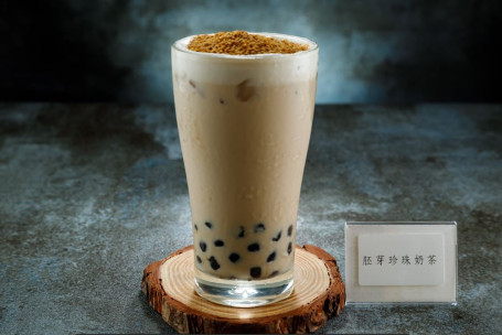 Pēi Yá Zhēn Zhū Nǎi Chá Wheat Germ Bubble Milk Tea