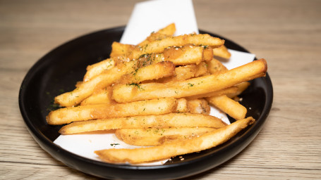 British-Style Chips With Salted Egg