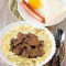 Zhū Rùn Gōng Zǐ Miàn Cān Pork Liver Instant Noodle In Soup Scramble Egg/Sausages Thick Toast With Butter