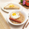 Cháng Zǐ Gōng Zǐ Miàn Cān Sausages Instant Noodle In Soup Scramble Egg/Sausages Thick Toast With Butter