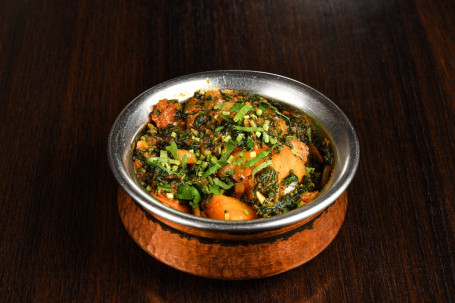 Saag Aloo (Potato Spinach)