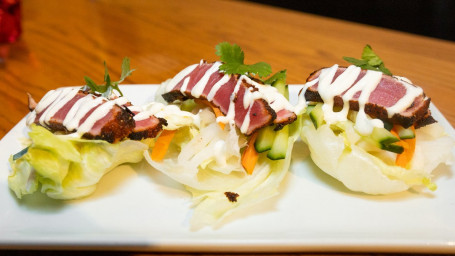 Blackened Tuna Lettuce Wraps