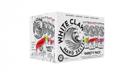 White Claw Sparkling Hard Seltzer Variety Pack Canettes (12 Oz X 12 Ct)