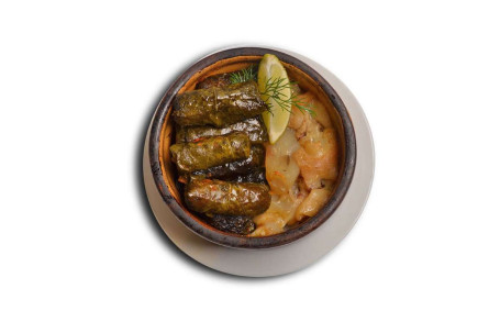 Tagine Kawaraa With Vine Leaves