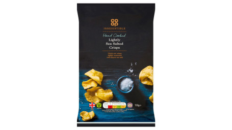 Chips Co-Op Irresistible Cuites À La Main Légèrement Salées 150G
