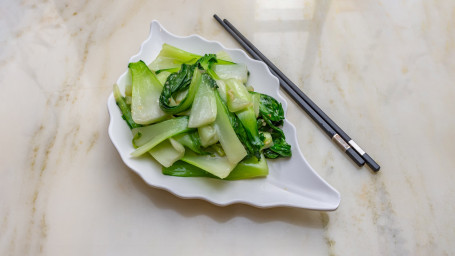 Stir-Fried Pakchoi With Garlic Sauce Suàn Róng Xiǎo Bái Cài