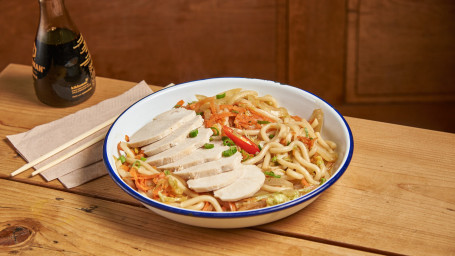 Stir-Fried Udon With Chicken Tái Shì Jī Ròu Chǎo Wū Dōng