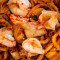 Xiān Xiā Pào Cài Chǎo Wū Dōng Kimchi Stir-Fried Udon W/ Shrimps