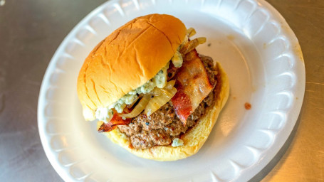 Gorgonzola Burger With 2 Sides