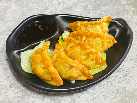 Deep Fried Japanese Style Chicken Gyoza