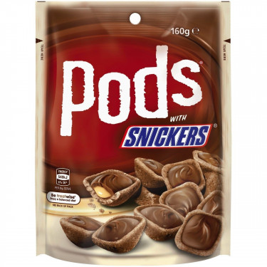 Pods Snickers Pouch (160Gms)