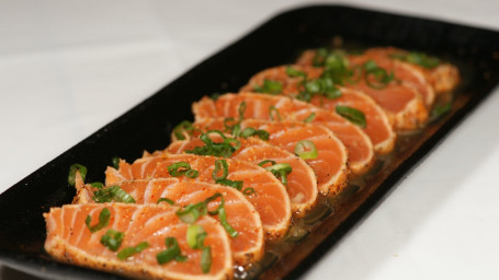 014. Seared Black Pepper Salmon Tataki