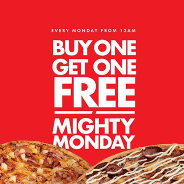 16 Pizza From £15.99 Buy One Get One Free