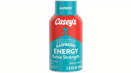 Casey's Extra Strength Framboise Energy Shot 2 Oz