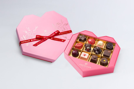 Huā Yàng Xīn Xián Zhū Gǔ Lì Lǐ Hé (12Jiàn Zhuāng Endless Affection Chocolate Gift Box (12Pcs