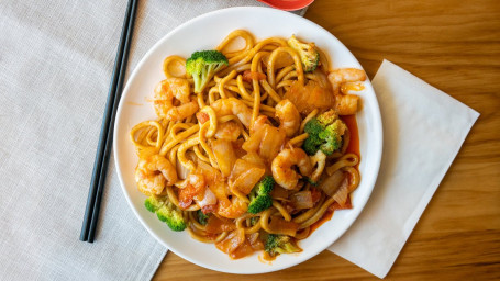 A4. Signature Stir-Fried Noodles With Shirmp Zhāo Pái Xiā Chǎo Miàn